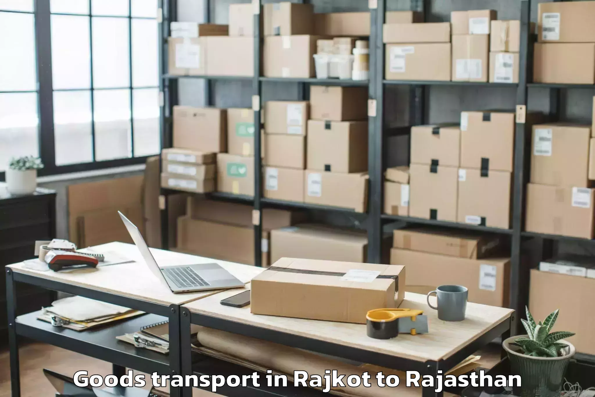 Discover Rajkot to Gudha Gorji Goods Transport